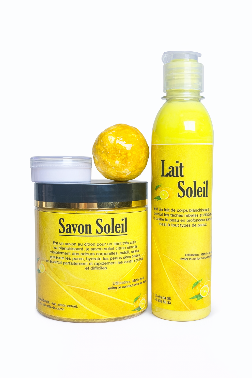 Gamme Soleil blanchissante